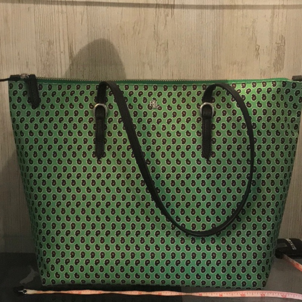 Ralph Lauren Green Tote Bag
